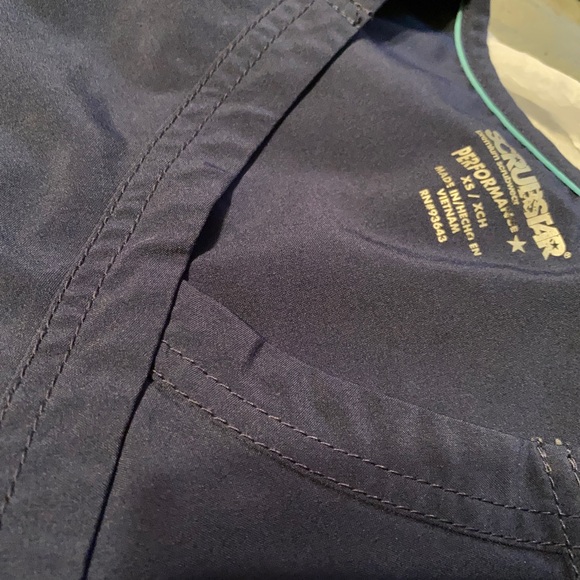 Two loose fitting scrub tops - Picture 2 of 5